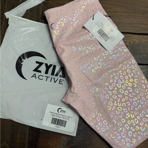 Zyia Active Pink Leopard Unicorn Leggings